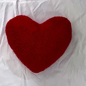 Red Heart Shape Pillow
